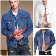 (READY STOK) Men’s Denim Jeket Premium Quality Casual Denim Jeket OutFit Denim Jeket