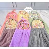 Plain Hanging Hand Towel Microfiber Hand Towel Multipurpose Hanging Hand Towel