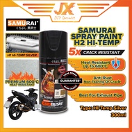 Samurai H2 Hi-Temp Tahan Panas High Temperature Motor Exhaust 300ml H1 Silver