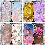 Soft Case For OPPO A37 A37f A37m A37fw Casing Popular Flower Butterfly Clear Silicone Phone Cover Fo