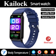 New Blood Glucose Monitor Health Smart Watch Men ECG+PPG Blood Pressure Measurement IP68 Waterproof