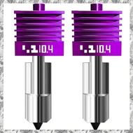 [I O J E] 2pcs Hotend Kit with MPVD Coating High Speed Hardened Steel Nozzle for  Lab P2S,H2S,H2D,A1