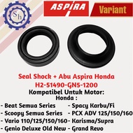 Honda Shock Seal + Front Ash BEAT | Vario Vario | Genio Genio Genio | Scoopy Scoopy | PCX PCX PCX | 