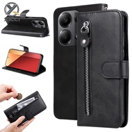 XICCI For Xiaomi POCO X6 5G/POCO M6 5G/POCO M6Pro 5G/POCO X6Pro 5G/POCO M6Pro 4G Phone Case Zipper W