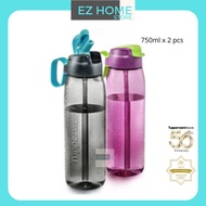 Tupperware -H2Go Tumbler / 750ml x 2pcs / With Straw / Sport Water Bottle