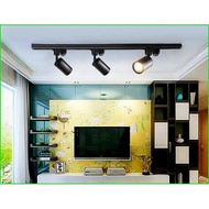 Track light Mr16/GU5.3 Bulb Round Rail Shop Decoration Lamp Tracklight Only