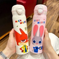 Crazy Animal City Thermos Cup Nick Judy Student Double Drinking Cup 316 Stainless Steel Portable Sch