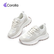 Corolla รองเท้าผ้าใบหนังผู้หญิง พื้นรองเท้าดูดซับแรงกระแทกต้านเชื้อแบคทีเรีย ระบายอากาศได้ดี แนะนำให