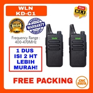 HT WLN KD-C1 ( 1 Dus isi 2 HT ) Sinle Band Walkie Talkie Handy TAlky | H T W LN KD C1 Single-Band  W