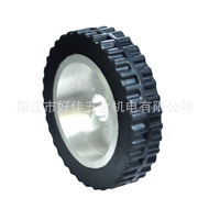 Source Processing Customized AGV Robot Aluminum Alloy Wheel Core Rubber Drive Caster