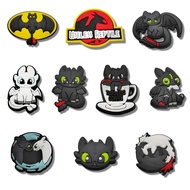 BUNCH TEETH charm Set with cross sandals, jibbitz sticker anime button to decorate cross sandals CRO