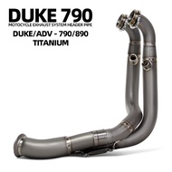 Duke790 Exhaust Headers Tube For KTM 790DUKE ADV790 790ADV MotorBike Manifold