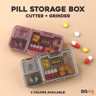 Pill Box Medicine Organizer Medicine Box Organizer Medicine Pill Box Pills Organizer Medicine Cutter Pill Cutter Grinder