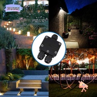 FANSIN1 Terminal Box Waterproof  /Electrical Cable Connector Wire Connector 3 Way Tee 1 In 2 Out Wit