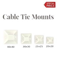 Self Adhesive Cable Mounts 40x40 30x30 25x25 20x20 Special Price