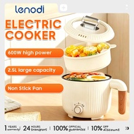2.5L 600W Non Stick Electric Cooker Multifunctional pan steamer Small Household Periuk Elektrik Elec