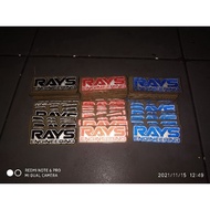 Rays And VOLK Car Rim Stickers