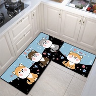 FygaleryMedan HL0524 Keset Kaki Dapur Anti Slip Mat Keset Kaki Set 2