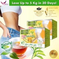 40 Tea Bags AVALON Slimming Healthy Green Tea | Teh Turunkan Berat Badan, Detox Tea 新加坡燃脂瘦身排油健康绿茶