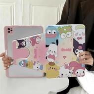 360° Rotating Acrylic Cute Cartoon Tablet Case For iPad Pro 12.9 Pro 13 Air 13 M2 M3 M4 M5 2026 2025