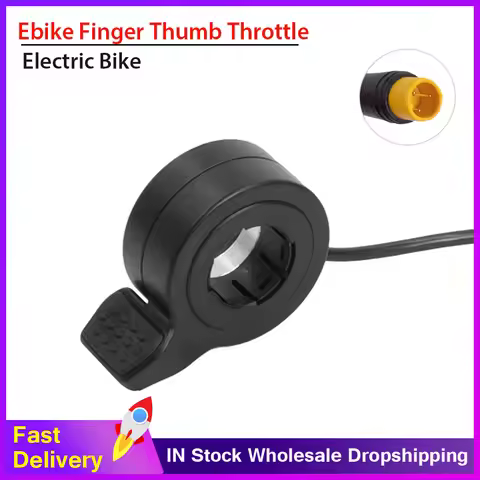Ebike Finger Thumb Throttle Electric Bicycle Scooter Speed Control Thumb Throttle Accelerator Conver