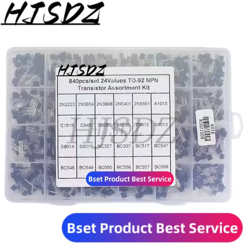 480-900PCS TO-92 Transistor Kit assortment box BC547 BC327 BC337 2N2222 3904 3906 C945 S8050 S8550 s