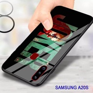 Softcase Glass Kaca Samsung A20s - J34 - Casing Hp Samsung A20s - Casing Hp