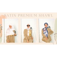Alaia Tudung Satin Premium with Eyelash (Shawl & Square)