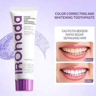 IROhada Optic White Purple Toothpaste 100g For Whiter Teeth and Fresh Air Oral Health / Ubat Gigi