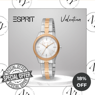 「Available」ESPRIT Valentina / Premium Quality Rose Gold Stainless Steel Elegant Women Watch / ES1L194M2065 SET / Accessories