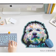 Poodle Poodle Poodle Poodle Curly Dog Teddy Peripheral Mouse Pad Special-Shaped Mouse Pad Small Comp