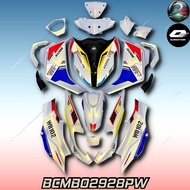 QJ MOTOR AX200S COVERSET GADUM PEARL WHITE 100% BRAND MAGICBOY AX200 COVER SET SIAP TAMPAL STICKER