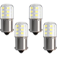 4PCS Mentol LED BA15S 3W 12-24V AC/DC Penggantian Voltan Lebar untuk Penggantian Mentol 1156 # 94217