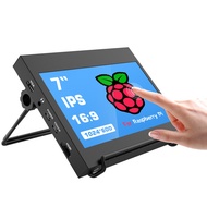 Raspberry Pi 4หน้าจอ2022อัพเกรด7 "Raspberry Pi Monitor พร้อมเคสAPROTII 1024X600 IPS Capacitive Touch