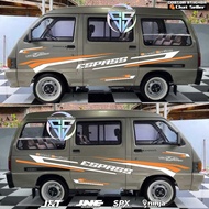 Latest daihatsu Espass cutting sticker, zebra Espass car sticker