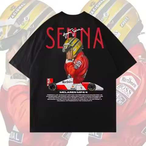 Ayrton Senna Pattern T-shirt Gym Women's T-shirt 2026 New Hot-seling Men's Y2k Liam Payne Unisex Top