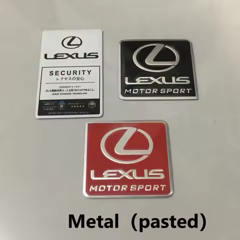 50x80mm Metal Badge Sticker For Lexus GX460 CT200 IS250 ES ES200 IS200 RX300 NX RX UX CT LC RC GS GX