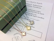 VCA 梵克雅寶迷你四葉草金貝項鍊