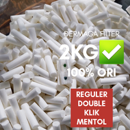 GABUS BUSA FILTER REGULER DOUBLE KLIK MENTHOL 1KG