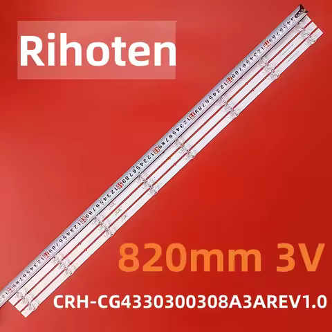 LED strip 8lamps CRH-CG4330300308A3AREV1.0 For 43B30 43G31 43g3a SDL430WY(LD0-H03) LC430EGC-SMM3 430
