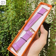 Purple Leather Strap Collection For Smart Watches series 1 / 2 / 3 / 4 / 5 / 6 / 7
