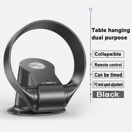 JINGKE Bladeless Wall Fan Silver/White/Black Desktop Fan Household Remote Control Shaking Head Air C