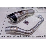 Exhaust aerox 155 new aerox old aerox connected nmax 155 new nmax old Vario 160 Vario 150 Vario 125 