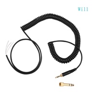 Will Spring Cable Cord Wire Plug Line for DT 770 770Pro 990 990Pro Headphone Replaced Wires