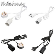 E27 Lamp Holder with Switch Cord LED Bulb Hanging Chandelier Socket