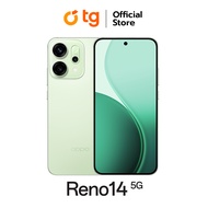 OPPO Reno14 5G (12/256GB) แถมฟรี OPPO ENCO BUDS3 และ E-Vip สมาร์ทโฟน Ai รุ่นใหม่ จอ AMOLED ขนาด 6.59