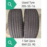 Used Tyre 205-55-16,195-60-16,215-60-16,205-45-17,215-50-17(1Set=2pcs)