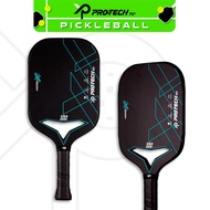 Protech XP Pickleball Paddle - Model X PRO SERIES USA PICKLEBALL APPROVED (T800 Raw Carbon Fibre)(2 