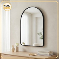 [READY STOCK] Como Home Arch Aluminium Frame Wall Mirror | Hanging Mirror | Cermin Gantung