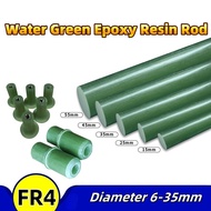 FR4 Epoxy Resin Rod G10 Fiberglass Insulation Rod Water Green Wpoxy Fiberglass Rod
